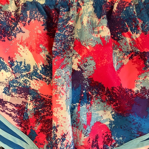 NIKE Dri-Fit runners shorts pink blue splash sz M - Picture 5 of 14